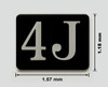 Mailbox Number Unit 4J