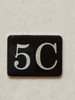 5C Floor Mailbox Number Compliance Sign