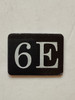 6E Floor Mailbox Number Compliance Sign