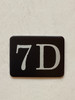 7D  Floor Mailbox Number Compliance Sign