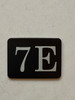 7E Floor Mailbox Number Compliance Sign