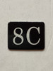 8C Floor Mailbox Number Compliance Sign