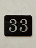 33rd  Floor Mailbox Number Compliance Sign