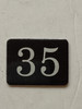 35th  Floor Mailbox Number Compliance Sign