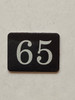 65th  Floor Mailbox Number Compliance Sign