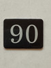 90th  Floor Mailbox Number Compliance Sign