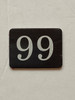 99th  Floor Mailbox Number Compliance Sign