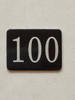 100th  Floor Mailbox Number Dob Sign