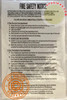 HPD NYC FIRE SAFETY NOTICE FIRE
