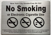 NYC NO SMOKING OR ELECTRONIC CIGARETTES  Signage NYC NO SMOKING OR ELECTRONIC CIGARETTES  Signage