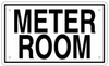 SIGNAGE METER ROOM  (White Aluminium rust free) SIGNAGE METER ROOM  (White Aluminium rust free)