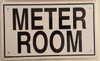 METER ROOM Dob Sign METER ROOM Dob Sign