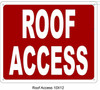 Signage ROOF ACCESS