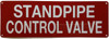standpipe control valve   Building Sign