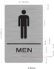 HOTEL ADA MEN RESTROOM SIGN