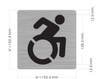 HOTEL ADA ACCESSIBLE SYMBOL SIGN