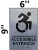 HOTEL ADA ACCESSIBLE ENTRANCE DIRECTIONAL SIGN HOTEL ADA ACCESSIBLE ENTRANCE DIRECTIONAL SIGN