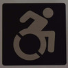 ADA ACCESSIBLE SYMBOL SIGN