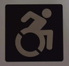 BRAILLE ACCESSIBLE SYMBOL SIGN