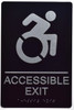 HOTEL DIRECTIONAL SIGN ACCESSIBLE EXIT HOTEL DIRECTIONAL SIGN ACCESSIBLE EXIT
