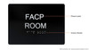 HOTEL ADA FACP ROOM TACTILE SIGN HOTEL ADA FACP ROOM TACTILE SIGN
