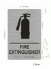BRAILLE FIRE EXTINGUISHER SIGN BRAILLE FIRE EXTINGUISHER SIGN