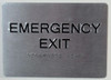 ADA EMERGENCY EXIT SIGN ADA EMERGENCY EXIT SIGN