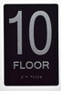 ADA 10TH FLOOR SIGN