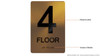 HOTEL DIRECTIONAL SIGN 4TH FLOOR