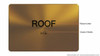 BRAILLE ROOF FLOOR SIGN BRAILLE ROOF FLOOR SIGN