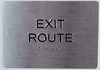 HOTEL ADA EXIT ROUTE SIGN HOTEL ADA EXIT ROUTE SIGN