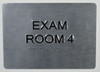 BRAILLE EXAM ROOM 4 SIGN BRAILLE EXAM ROOM 4 SIGN
