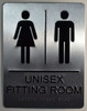 HOTEL DIRECTIONAL SIGN UNISEX FITTING ROOM