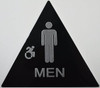 TACTILE HOTEL CA MEN RESTROOM SIGN TACTILE HOTEL CA MEN RESTROOM SIGN