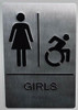 HOTEL ADA GIRLS ACCESSIBLE SIGN HOTEL ADA GIRLS ACCESSIBLE SIGN