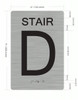 BRAILLE STAIR D SIGN