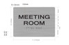 BRAILLE MEETING ROOM SIGN