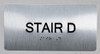 BRAILLE STAIR D SIGN