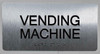 HOTEL VENDING MACHINE SIGN
