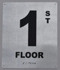 ADA FLOOR NUMBER STAR 1 SIGN