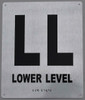 TACTILE HOTEL LOWER LEVEL SIGN