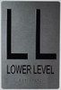 HOTEL LOWER LEVEL FLOOR NUMBER SIGN HOTEL LOWER LEVEL FLOOR NUMBER SIGN