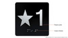 BRAILLE STAR 1 - ELEVATOR JAMB PLATE SIGN