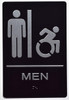 ADA MEN ACCESSIBLE RESTROOM SIGN ADA MEN ACCESSIBLE RESTROOM SIGN