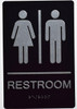 ADA UNISEX ACCESSIBLE RESTROOM SIGN ADA UNISEX ACCESSIBLE RESTROOM SIGN