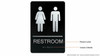 BRAILLE UNISEX ACCESSIBLE RESTROOM SIGN BRAILLE UNISEX ACCESSIBLE RESTROOM SIGN