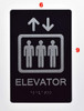 BRAILLE ELEVATOR SIGN