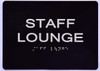 HOTEL STAFF LOUNGE SIGN