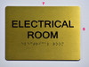 BRAILLE ELECTRICAL ROOM SIGN