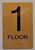 HOTEL FLOOR 1 SIGN